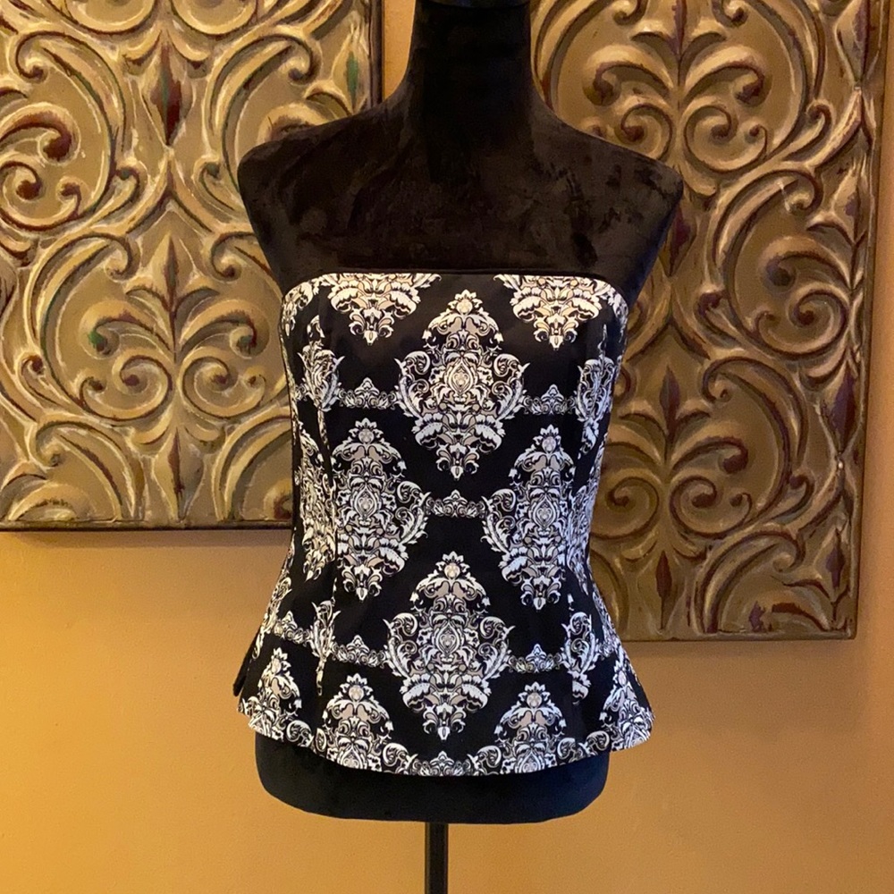 WHBM strapless top